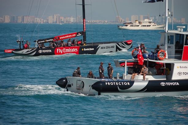 L'AMERICA'S CUP LUNA ROSSA E TEAM NEW ZEALAND